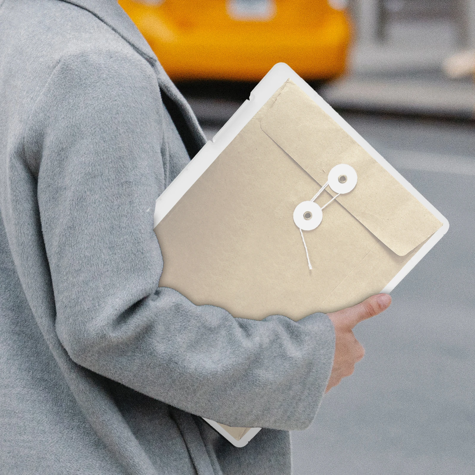 

Plastic Document File Box Office Use Stackable Magazine Protectors Scrapbook Storage Project Case Large Capacity Photo Book
