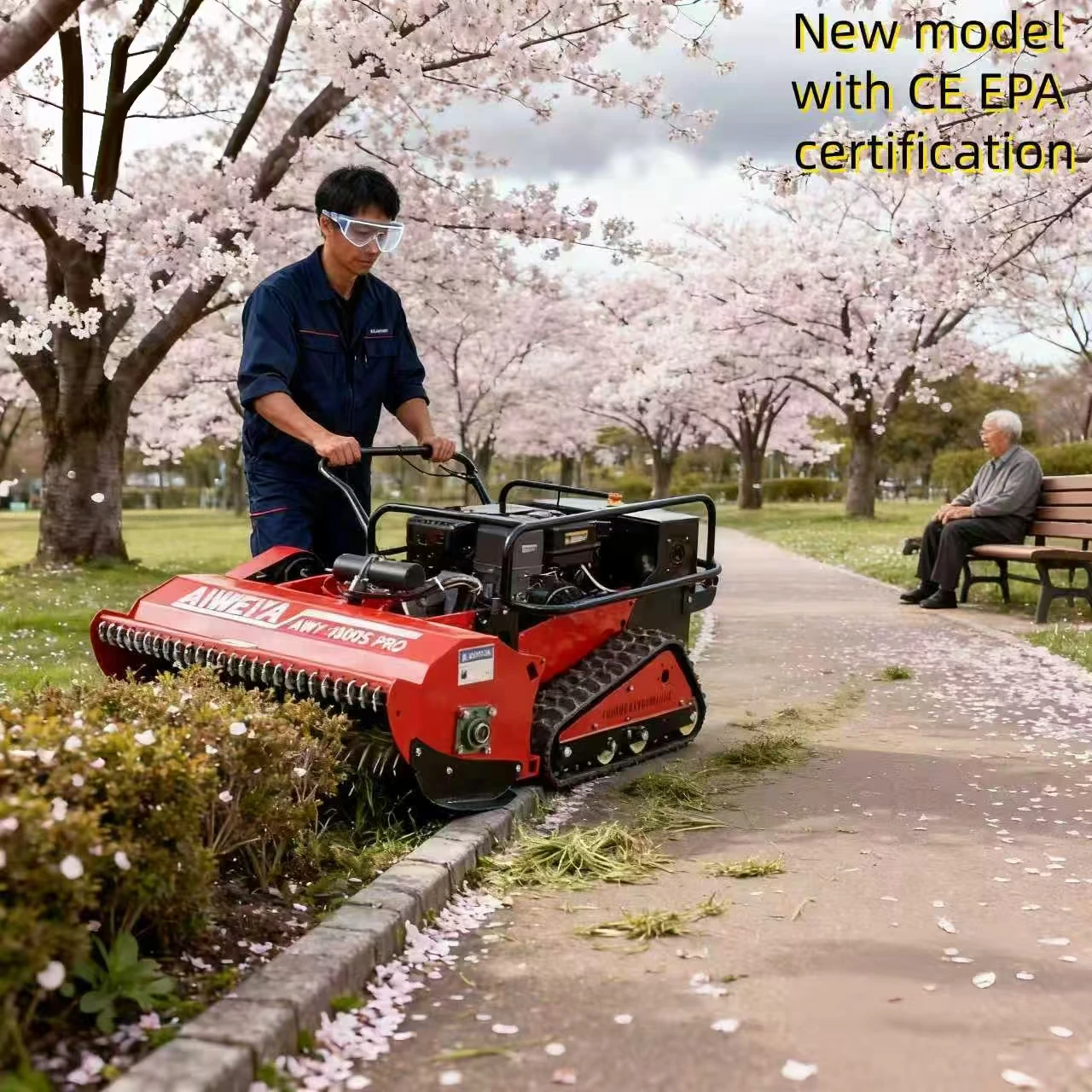 

НОВАЯ лечебная газонокосилка по индивидуальному заказу, трактор, гусеничный робот, машина с дистанционным управлением, газонокосилка, подходит для всех типов