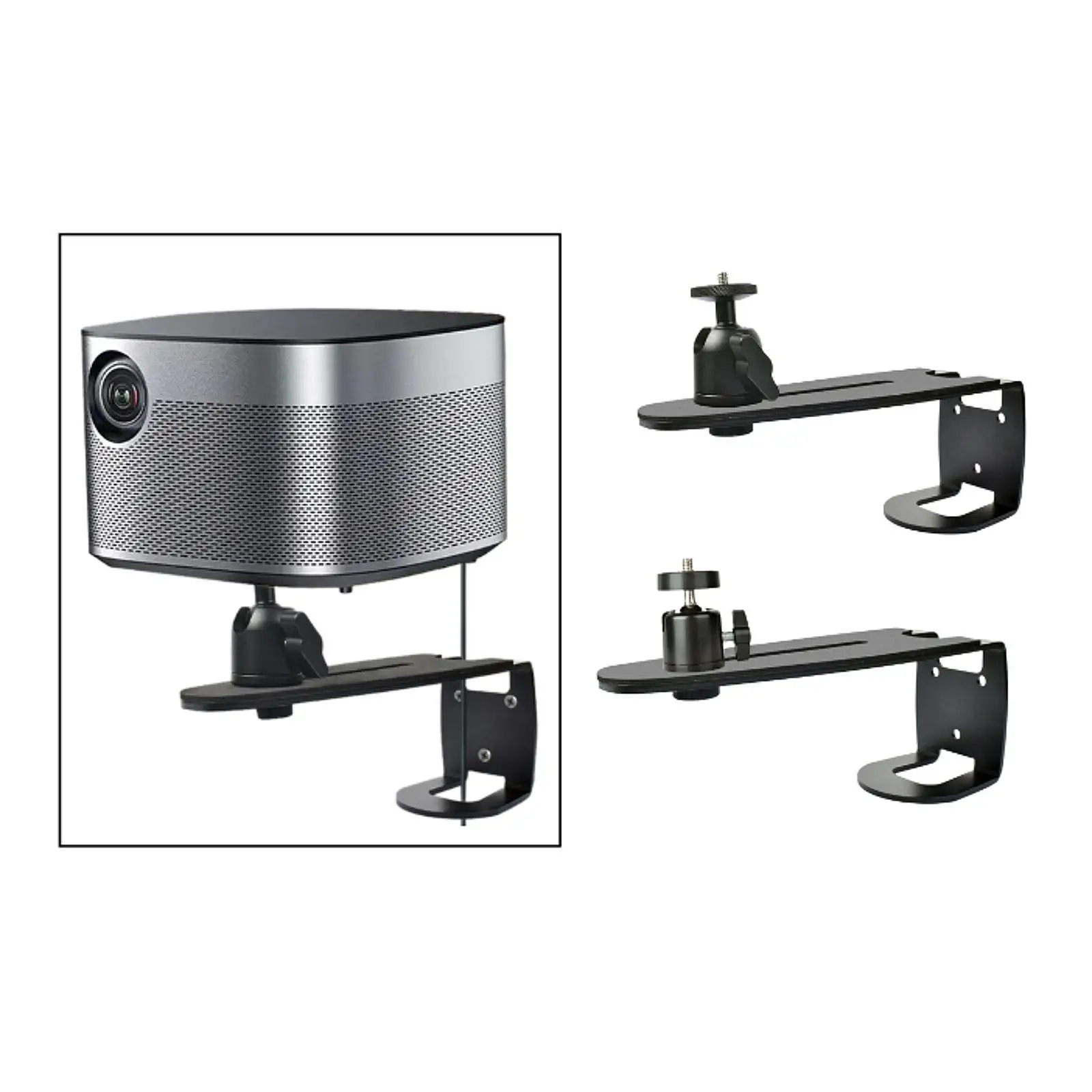 

Wall Mount Projector Stand Forward and Backward Movable Sturdy Structure Bedroom Easily Install Home Theater Projector Bracket