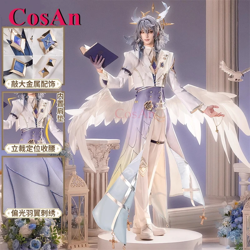 CosAn Game Honkai: Star Rail Sunday Cosplay Costumes Secret Of Glory Handsome Uniforms Carnival Party Role Play Clothing S-XL