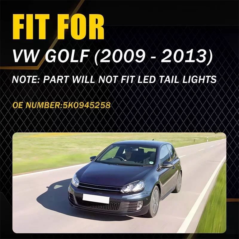 Правый внешний держатель лампы заднего фонаря подходит для VW Golf 2009-2013 5K0945258