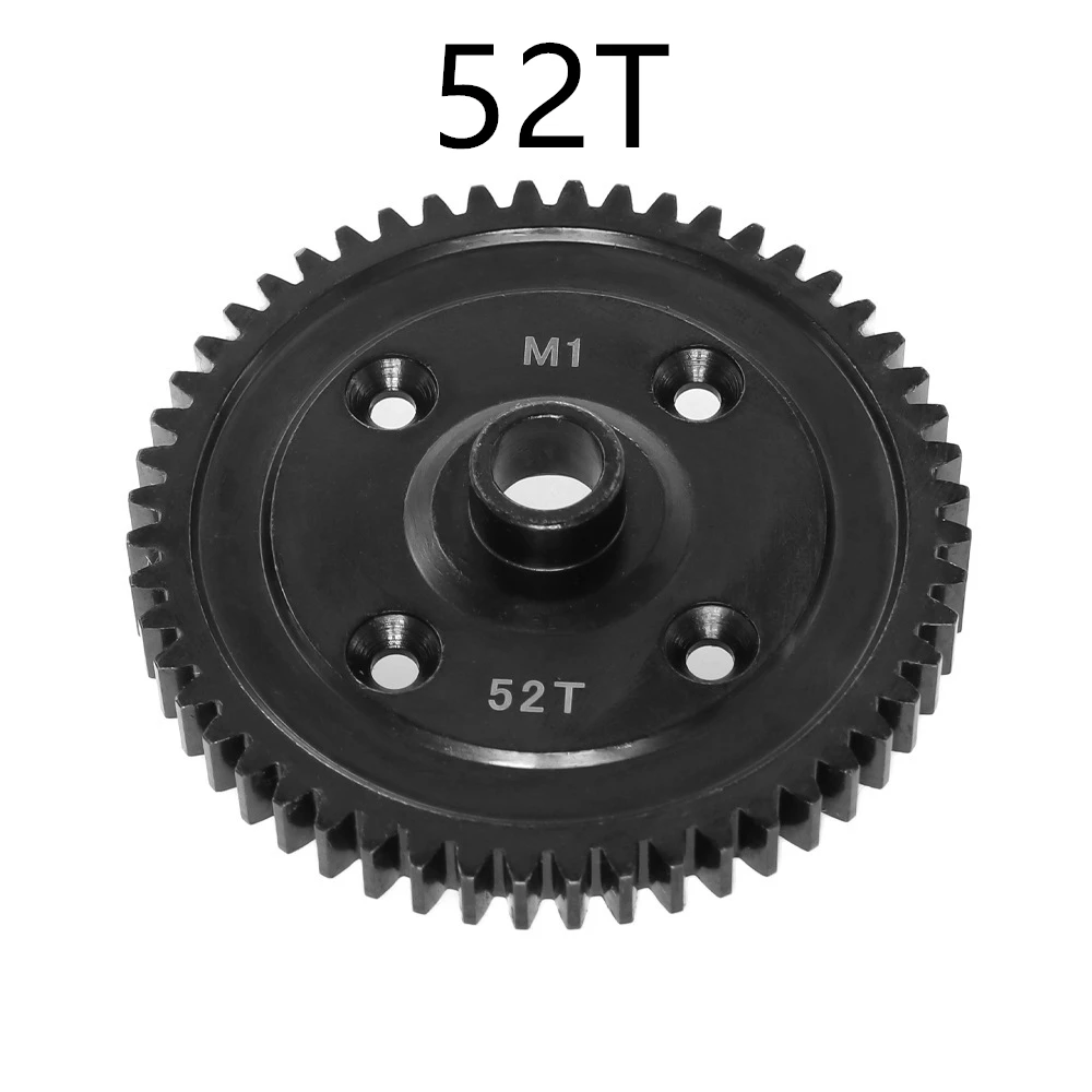 Acciaio metallo 46T 52T M1 ingranaggio cilindrico ingranaggio principale per Traxxas slitta 1/8 RC auto aggiornamento parti accessori