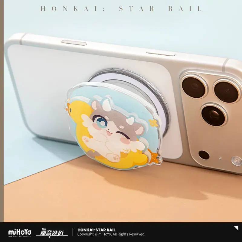 [Genuine] miHoYo Game Honkai Star Rail AWOO Series Chimaera Acrylic Magnetic Phone Holder Anime Accessory Cosplay Halloween Gift