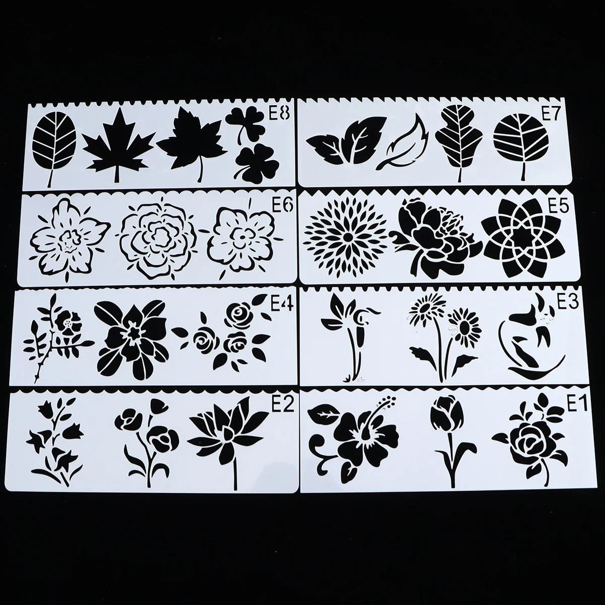

32Pcs Hollow Painting Templates Vegetable Fruit DIY Plastic Stencils Reusable Drawing Tools Kids Educational