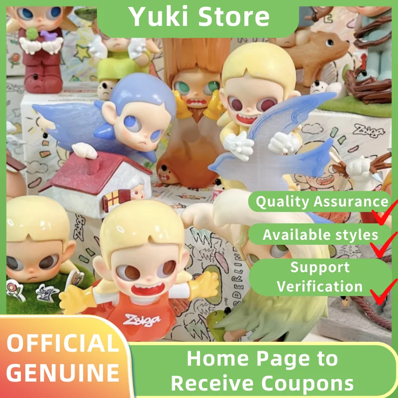

Authentic Zsiga Walking People Series Handheld Blind Box Toys Mysterious Box Kawai Desktop Ornament Collect Gifts For Kids