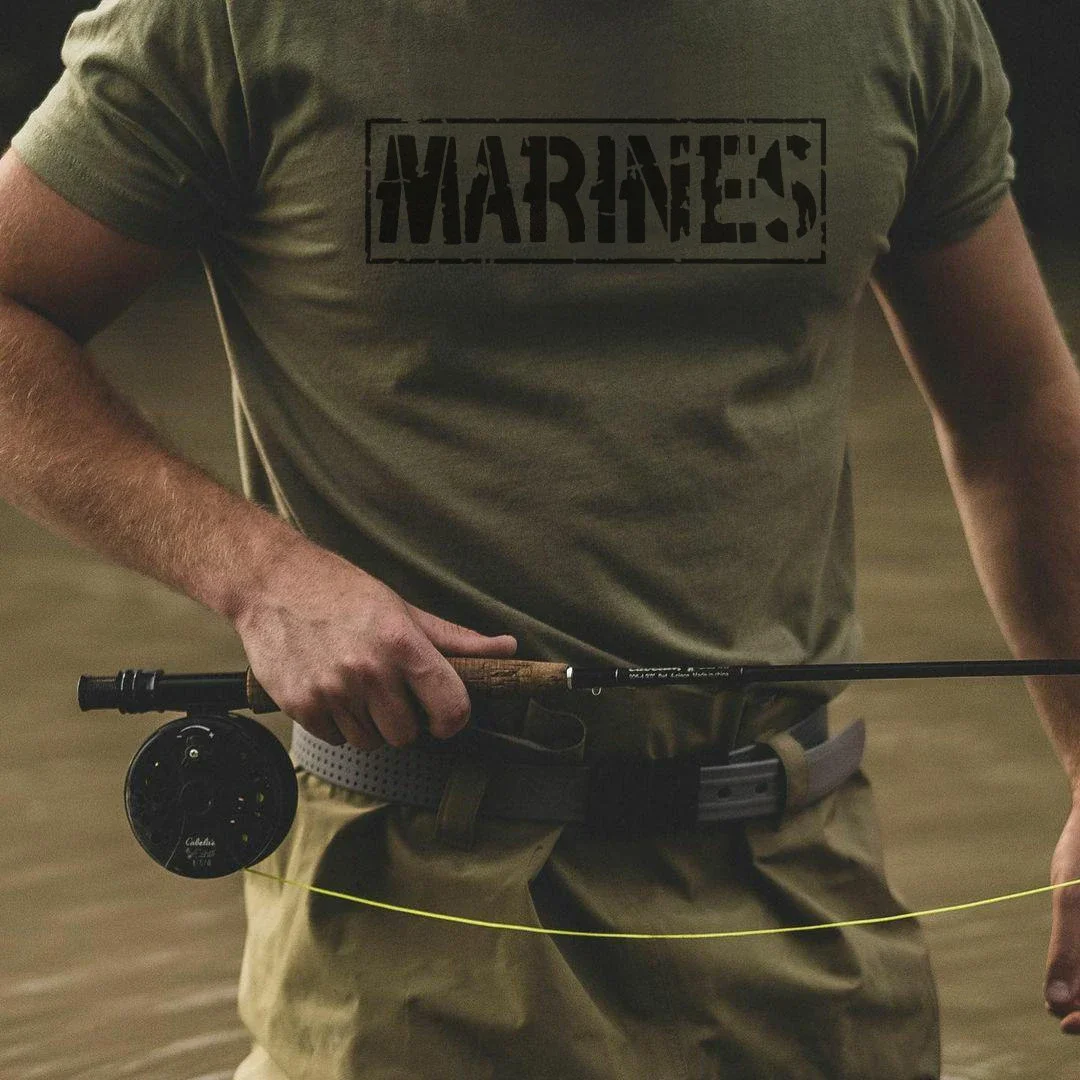 Tough Guy Club US Military Themed Collection MARIN 2026 ES Printed Short-sleeved T-shirt