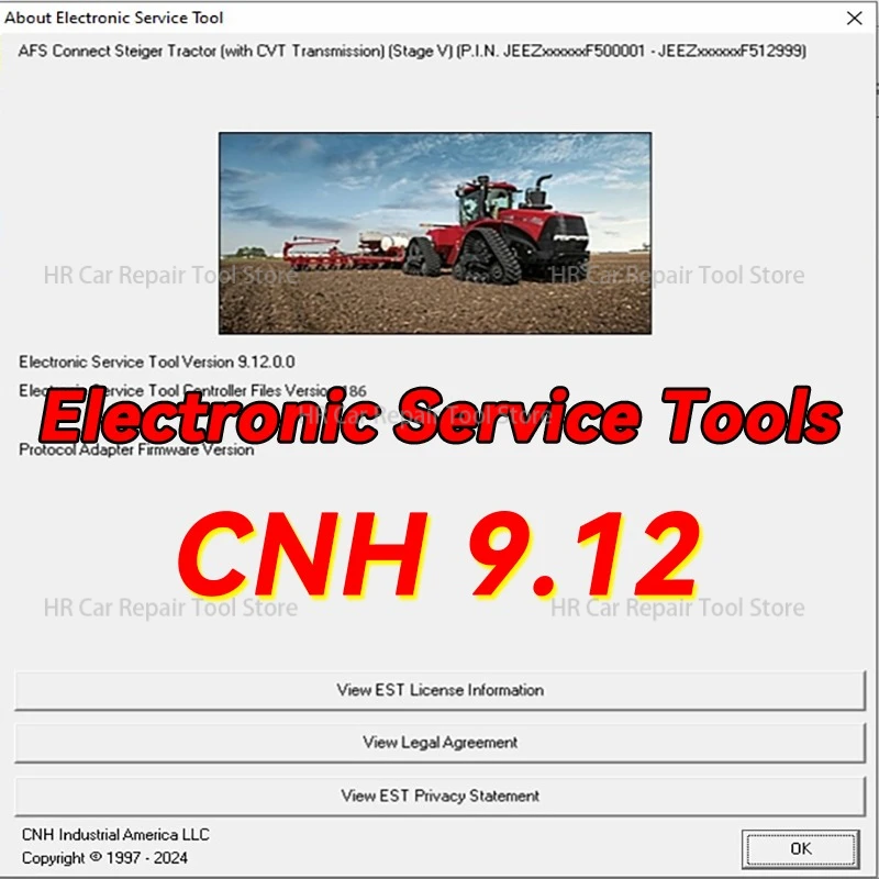

Electronic Service Tools (EST 9.12 Up5 Engineering Level)+ Activator+Diagnostic Procedures Unexpire for CNH