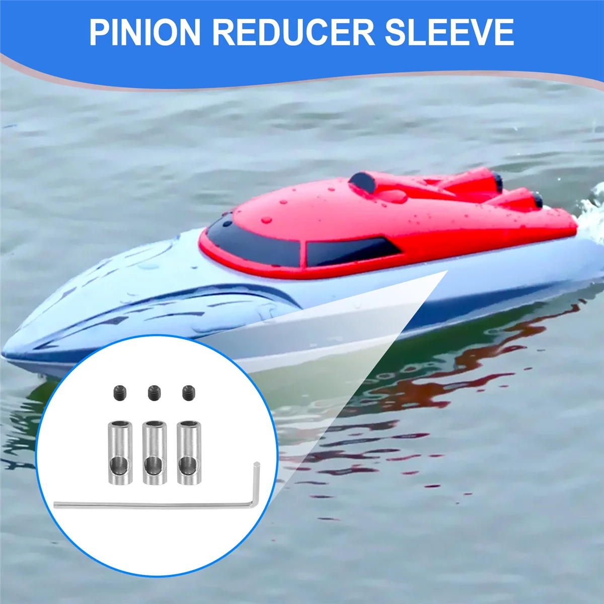 Новая 3-х шт. ось двигателя от 3,17 до 5 мм, переходная втулка переключения вала для радиоуправляемой модели автомобиля, лодки, самолета 3650 550 540, двигателя