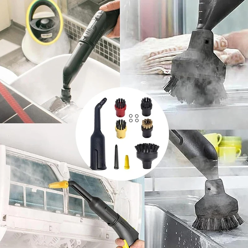 A44F-12 قطعة ملحقات منظف البخار لفرشاة Karcher Sc1 Sc2 Sc3 Sc4 Sc5، مجموعة منظف البخار