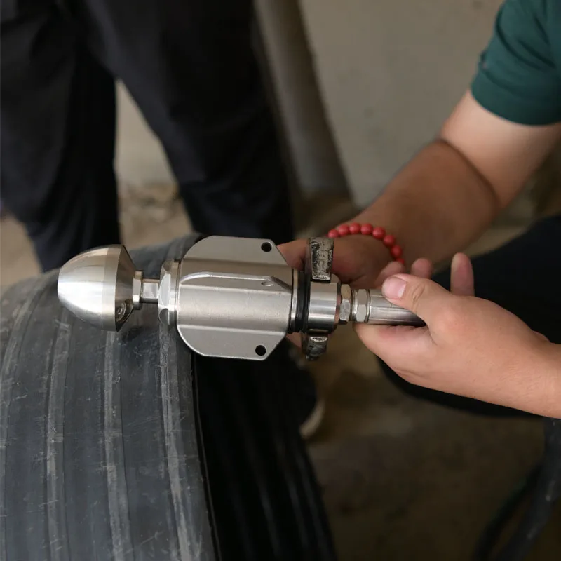 

AMJET Worry-free Tornado Rotating Nozzles Water Jet Sewer Washer Sewer Spray Drainage Cleaner Sewer Drainage Cleaning