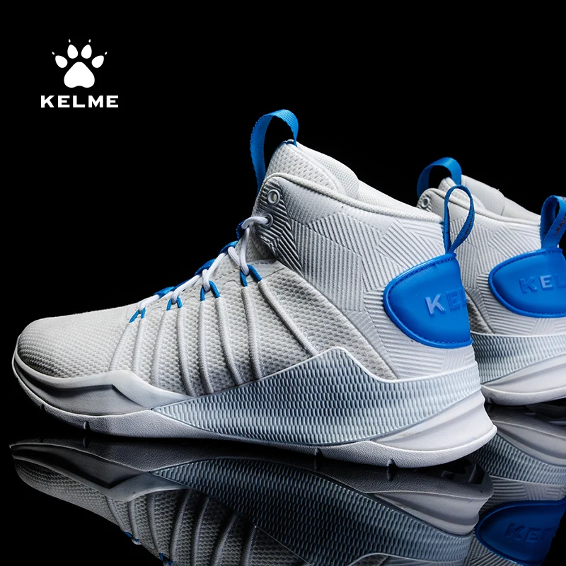 

KELME Basketball Shoes Culture Shoes Men's Shoes New High Top Sneakers Fly Woven With Breathable Soft Casual Sneakers 6991569