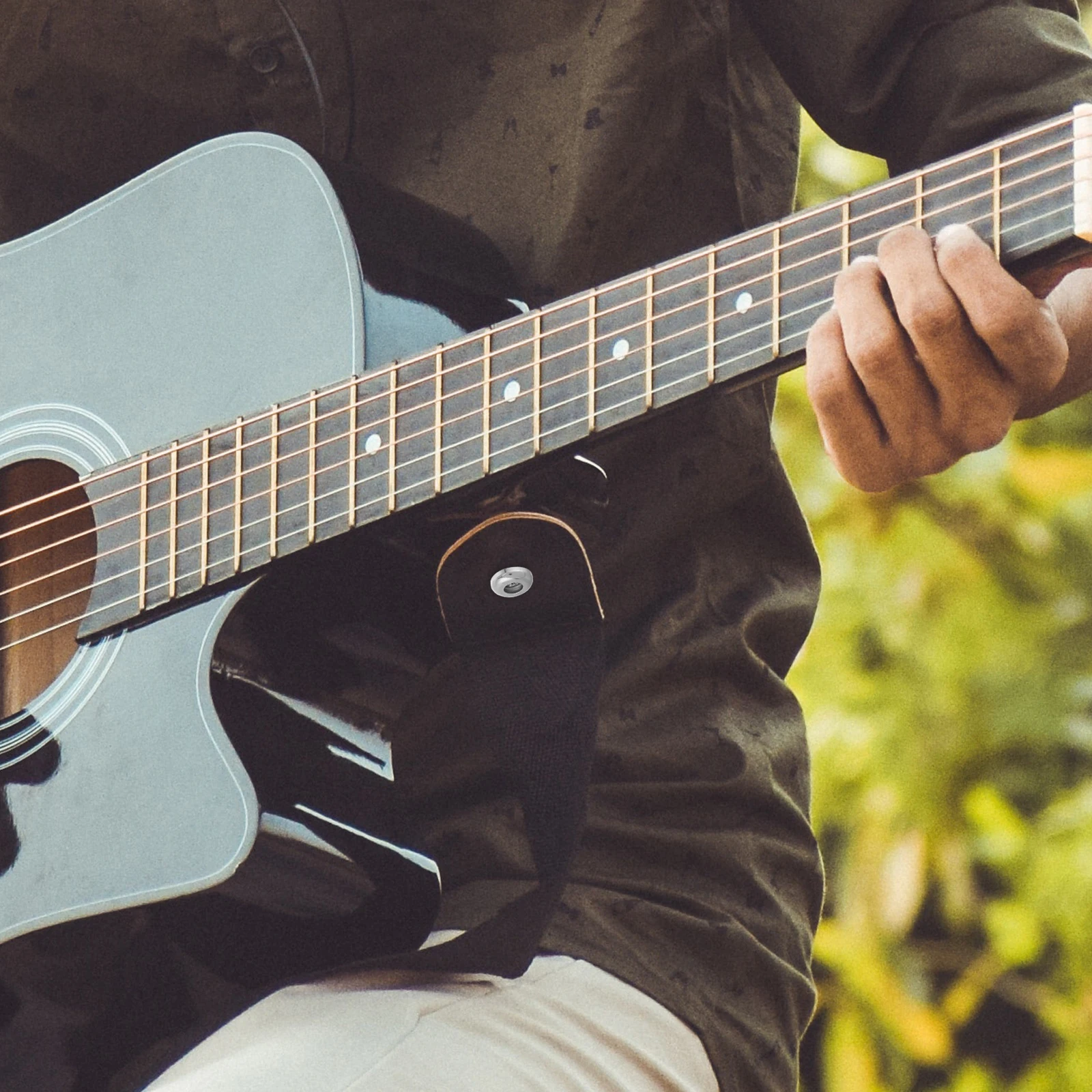 

4Pcs Guitar Strap Button Lock Set Easy Install Metal Rubber Acoustic Electric Bass Ukulele End Pin Replacement Guitar Hardware