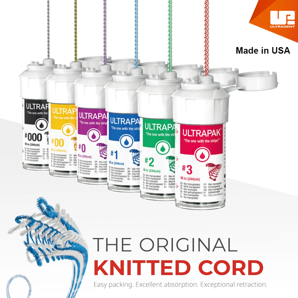 Ultrapak Dental Cord Ultradent Gingival Retraction Knitted Cord Line Ultrapack Retractor Dentistry Supplies Denist Clinic Tools