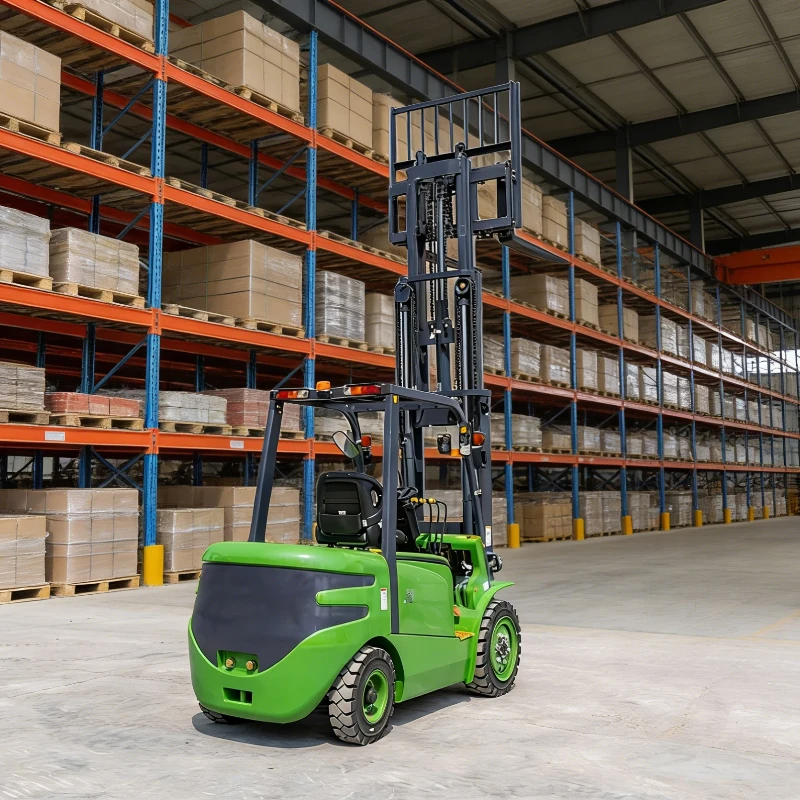 3.5Ton Four Wheel Electric Forklift Hydraulic Lifting Electric Forklift Heavy Duty Electric Forklift Energy Saving Warehouse