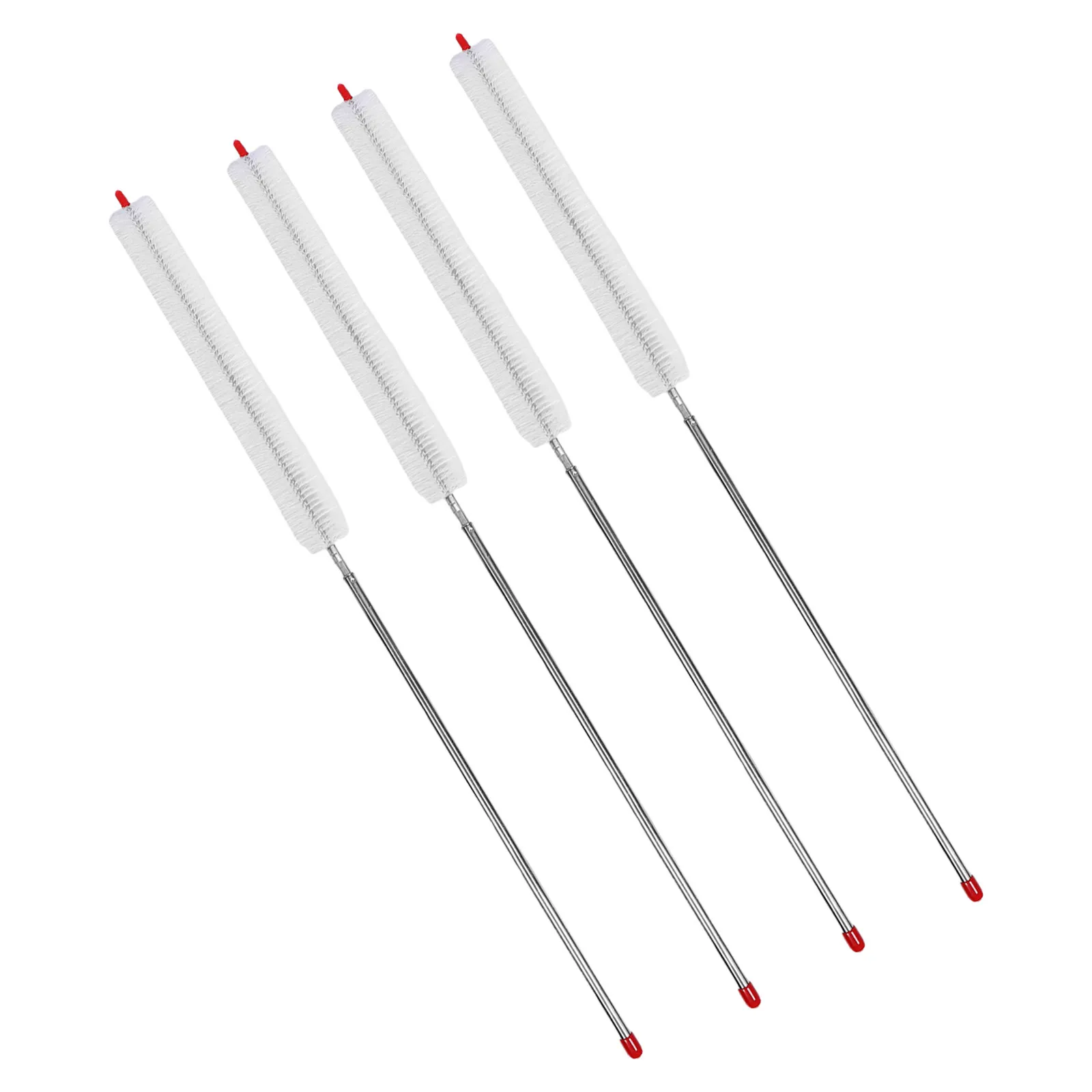 4Sets Radiator Fin Cleaner Brush Long Car Radiator Cleaning Tool Automotive Cooling System Maintenance