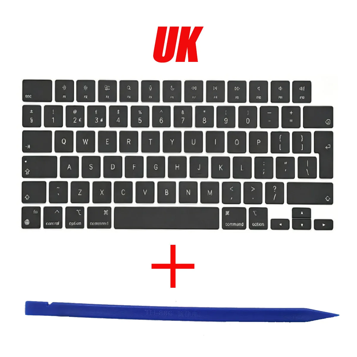 Laptop Keycaps A2442 A2485 A2681 A2779 A2780 Key Caps US UK Germany Korea FR NL For Macbook Pro Air 13' 14'' Replacement Keycap