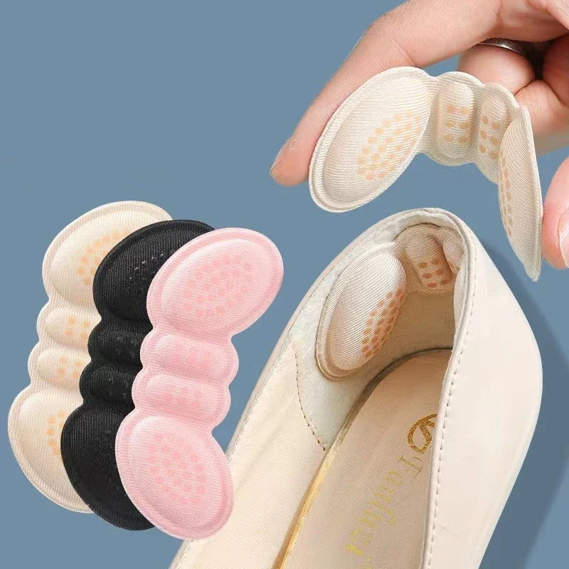 2/4/6PCS Women Insoles Shoes High Heel Pad Adjust Size Adhesive Heels Pads Liner Grips Protector Sticker Pain Relief Foot Care