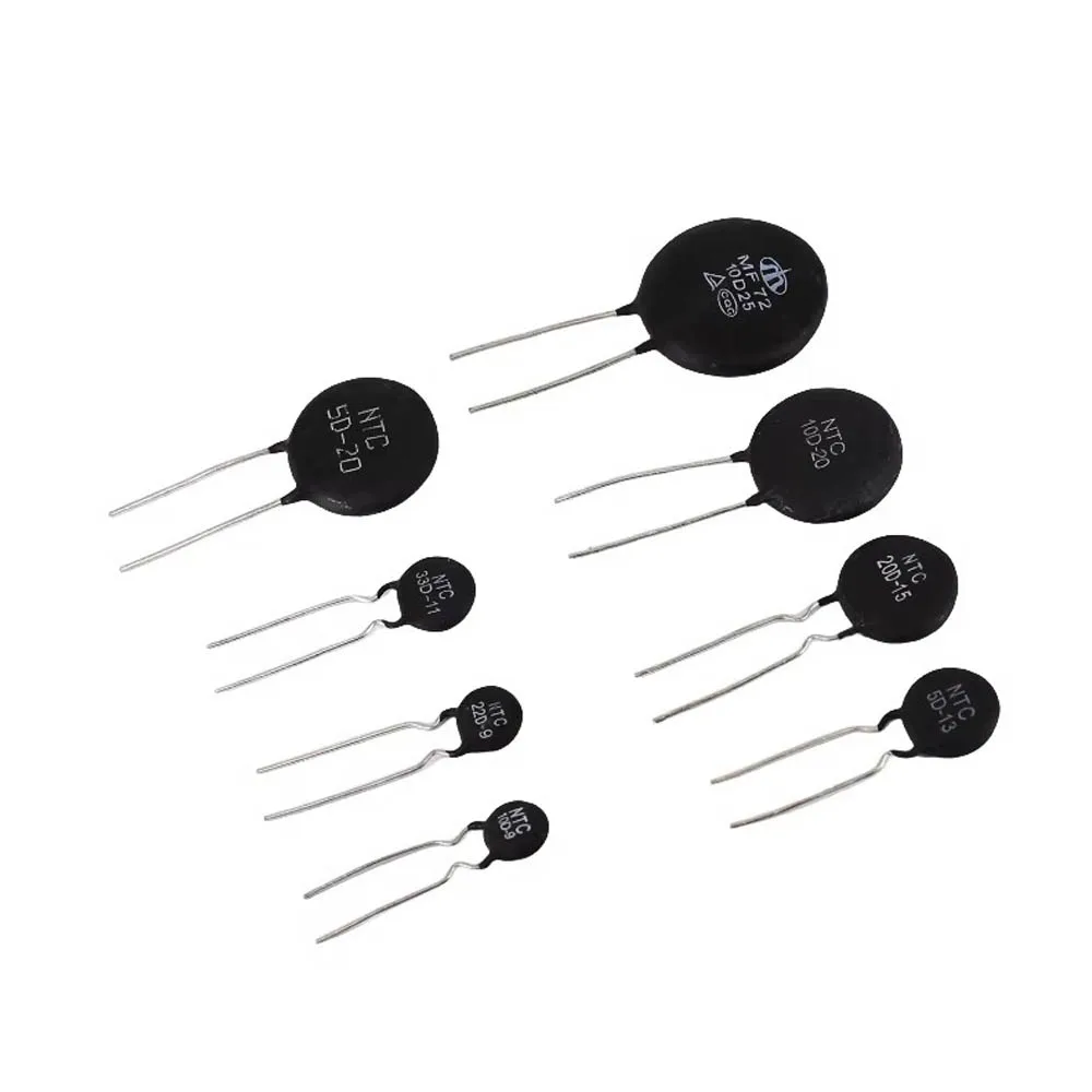 125PCS/LOT 16Value NTC Thermistor Resistor Kit 5D-11 5D-15 8D-20 10D-7 10D-9 10D-11 20D-20 33D-7 47D-15 Thermal Resistance Set