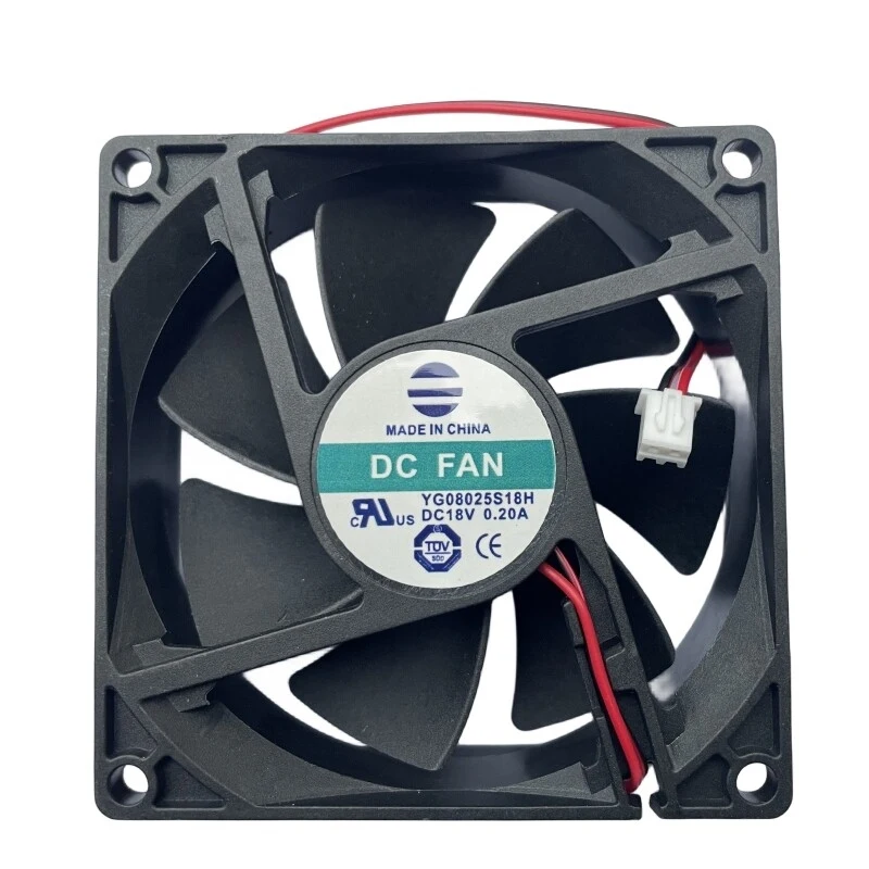 NEW for YG08025S18H 18V 0.20A 8CM 8025 80*80*25mm Drying Machine Cooling Fan