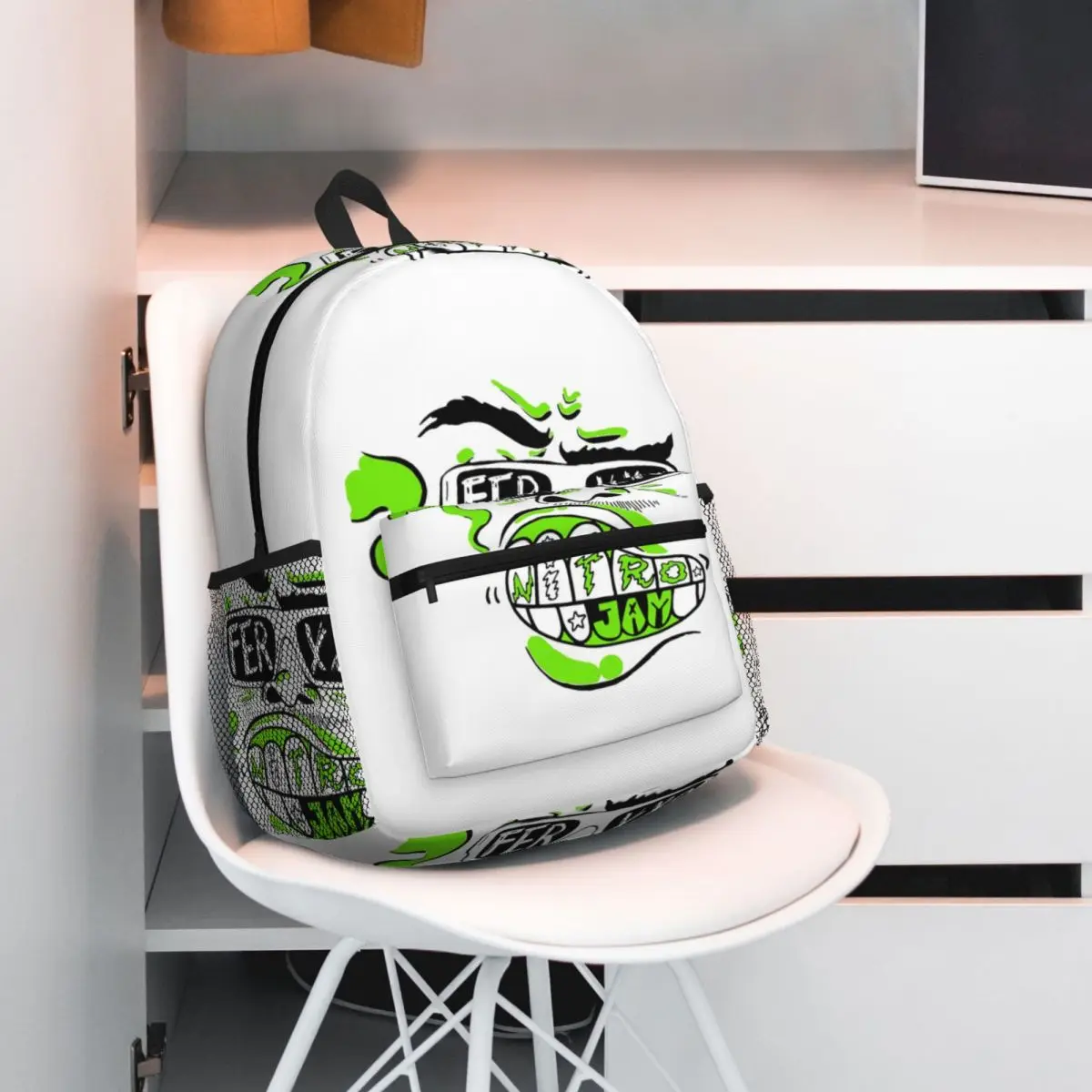 Feid Ferxxo Singer Tour Logo Fun Music Album Backpack Daypack Large Capacity Boys Girls BookBag School Bag Shoulder Bags
