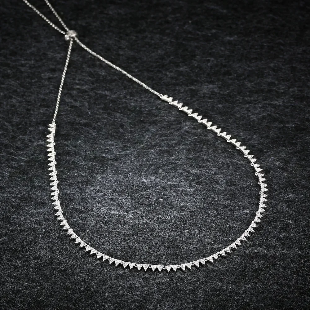 LI KI High Quality 925 Silver Wave Pearl Adjustable Necklace With Exquisite Ornaments As Gifts For Friends 3