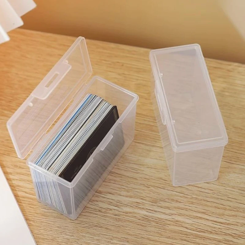 Storage Box Desktop Office Test Paper Storage Certificate Storage Box Transparent Data Sorting File Box Office Supply Accessory