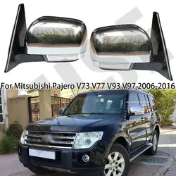 Car Power Rear View Mirror Side Door Mirror Assembly For Mitsubishi Pajero V73 V77 V93 V97 2006-2016 7632a655 7632a656