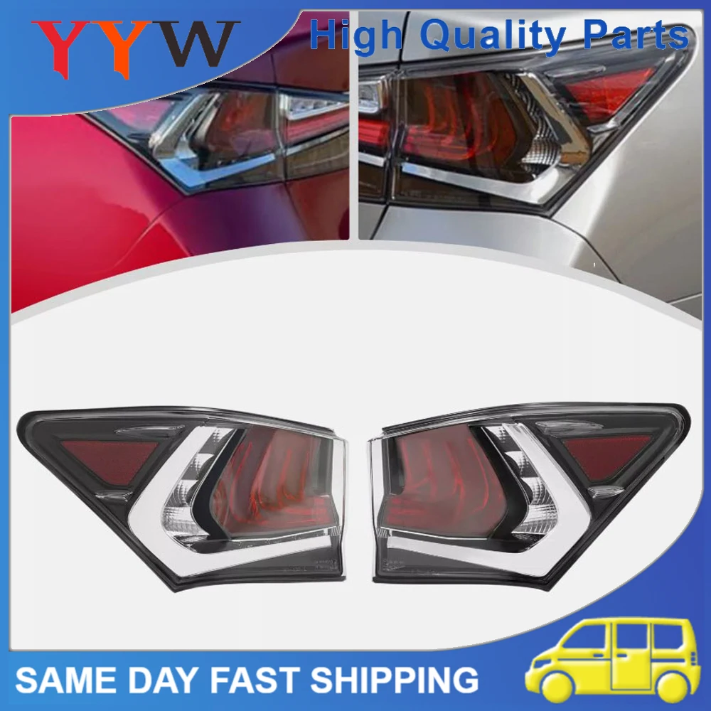 

1Pair NEW Quality Car Left Right Side Outer Tail Light Rear Lamp Brake Lights For Lexus GS350 GS300 GS250 2016-2020 Taillight