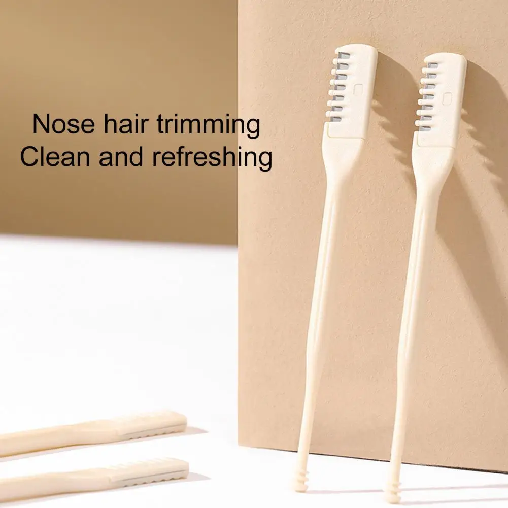 Easy to Carry Nose Hair Trimmer Plastic Shaving Nose Hair Convenient Disposable Sharp Nose Hair Cutter Shaving Machine