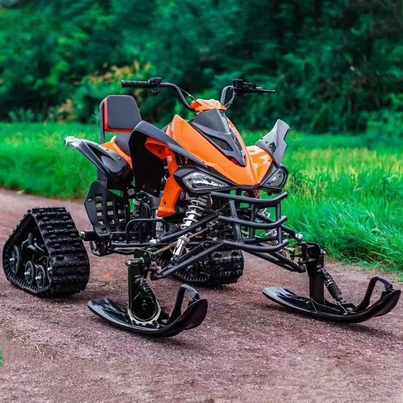 150CC 200CC Automatic Snowmobile Adults ATV Quads Snow Mobile Sled Winter Outdoor Sports Motorized Snow Scooter