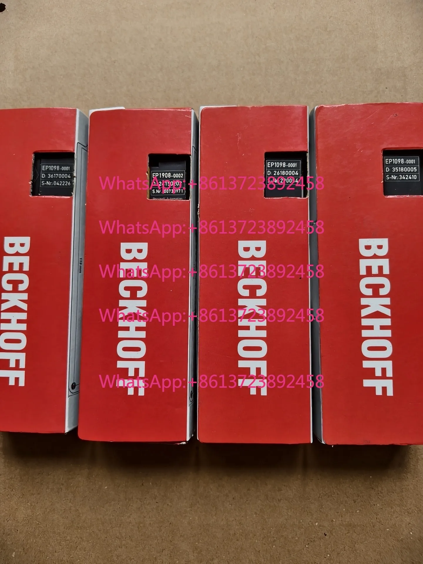 Beckhoff modules EP1098-0001, EP1908-0002, brand new