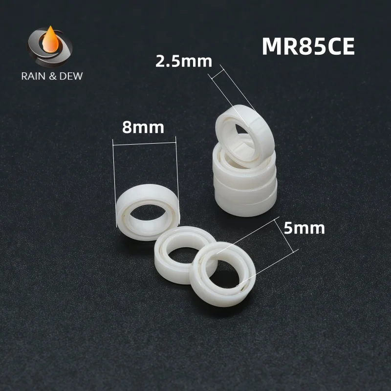 1Pcs MR85  5x8x2.5  mm Full Ceramic Bearing  ABEC-9