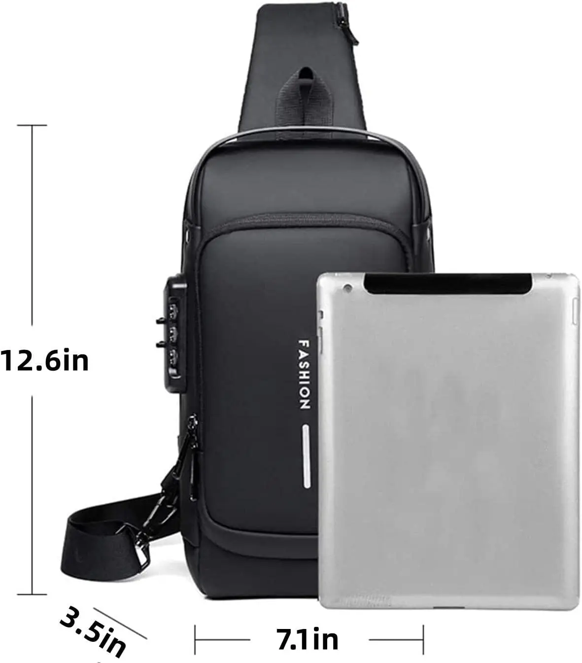 Chống Trộm Mật Mã Khóa Xe Máy Túi Nam Xe Máy Túi Kèm Cổng Sạc USB Đa Năng Saddlebag Thể Thao Túi Quân