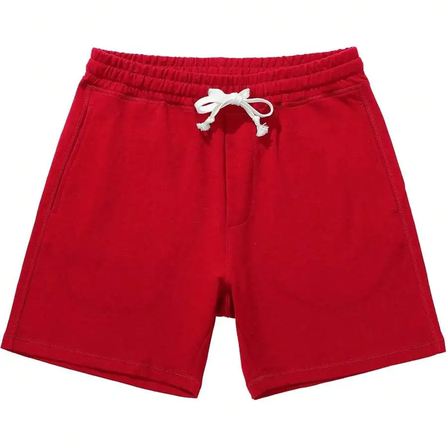 

Mens Cotton Casual Shorts Elastic Waist Drawstring Jogging Sports Shorts