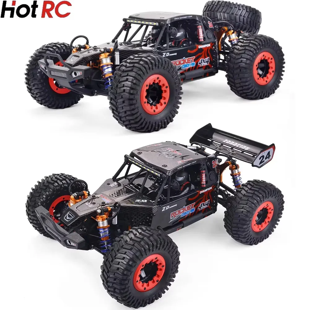 ZD Racing DBX 10 1/10 4WD 2.4G Desert Truck Brushless RC Car 80Km/h High Speed Off Road Vehicle Remote Control Kid Toys Machine