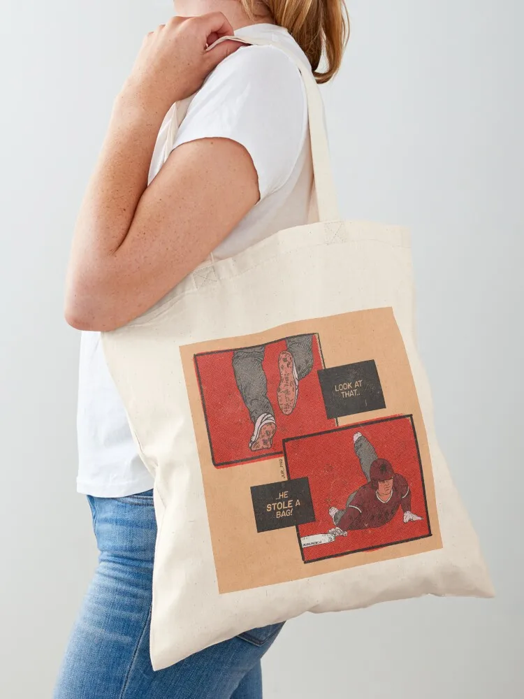 

Stolen Base Tote Bag Lady bag personalized tote bag Women's tote Canvas shoulder