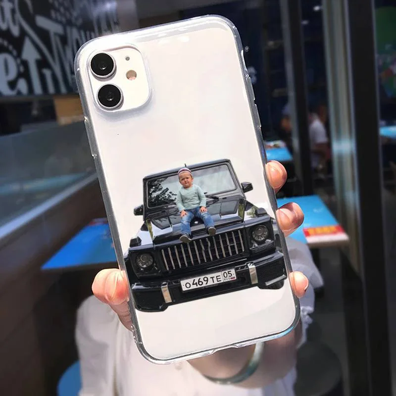 Babaite Funny Hasbulla Phone Case for IPhone 11 12 13 Pro Max Mini 8 7Plus X Xs XR SE3 Soft TPU Phone Transparent Cover Funda