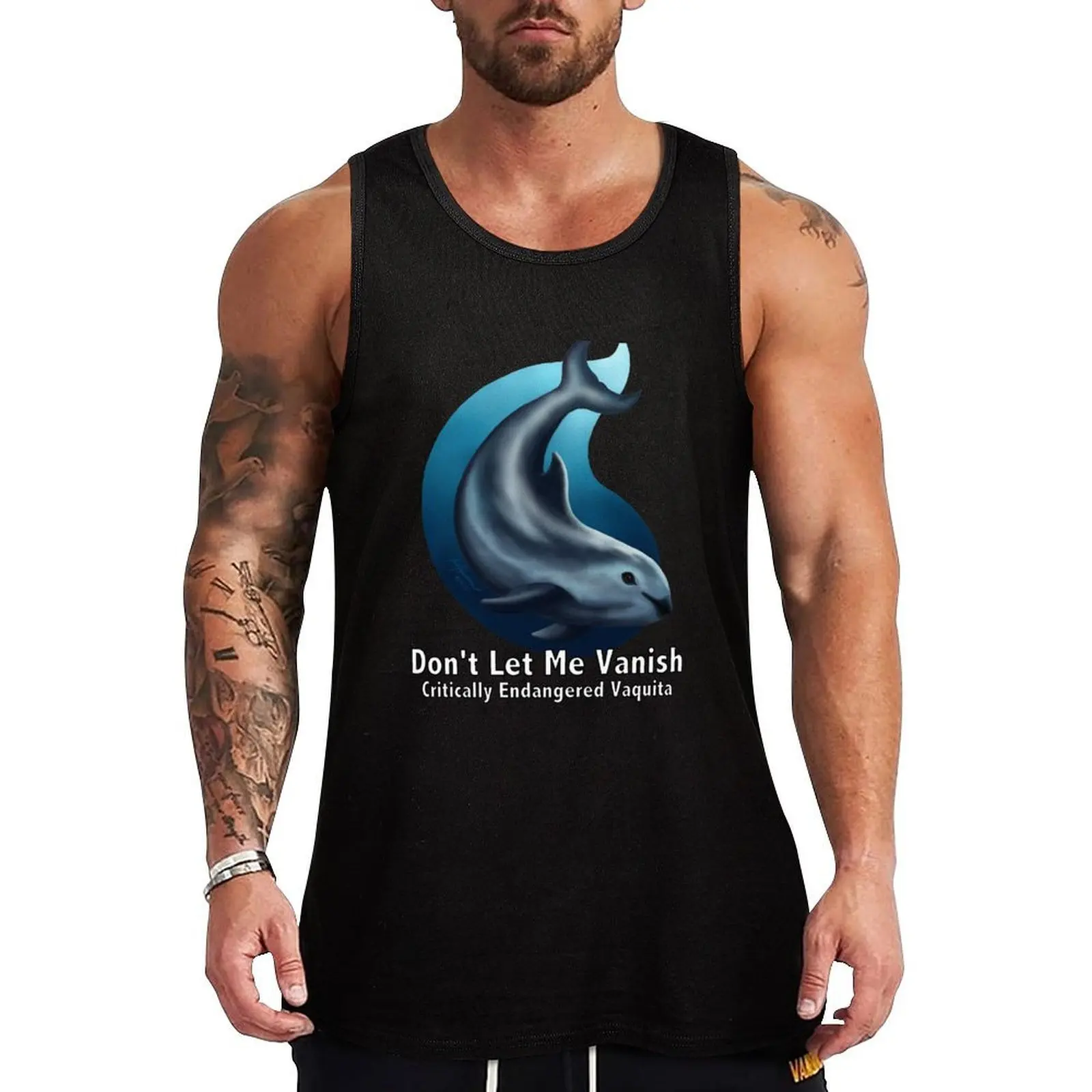 Vaquita: Panda of the Sea Tank Top Beach Casual Tank Top Loose Fit Sleeveless Summer