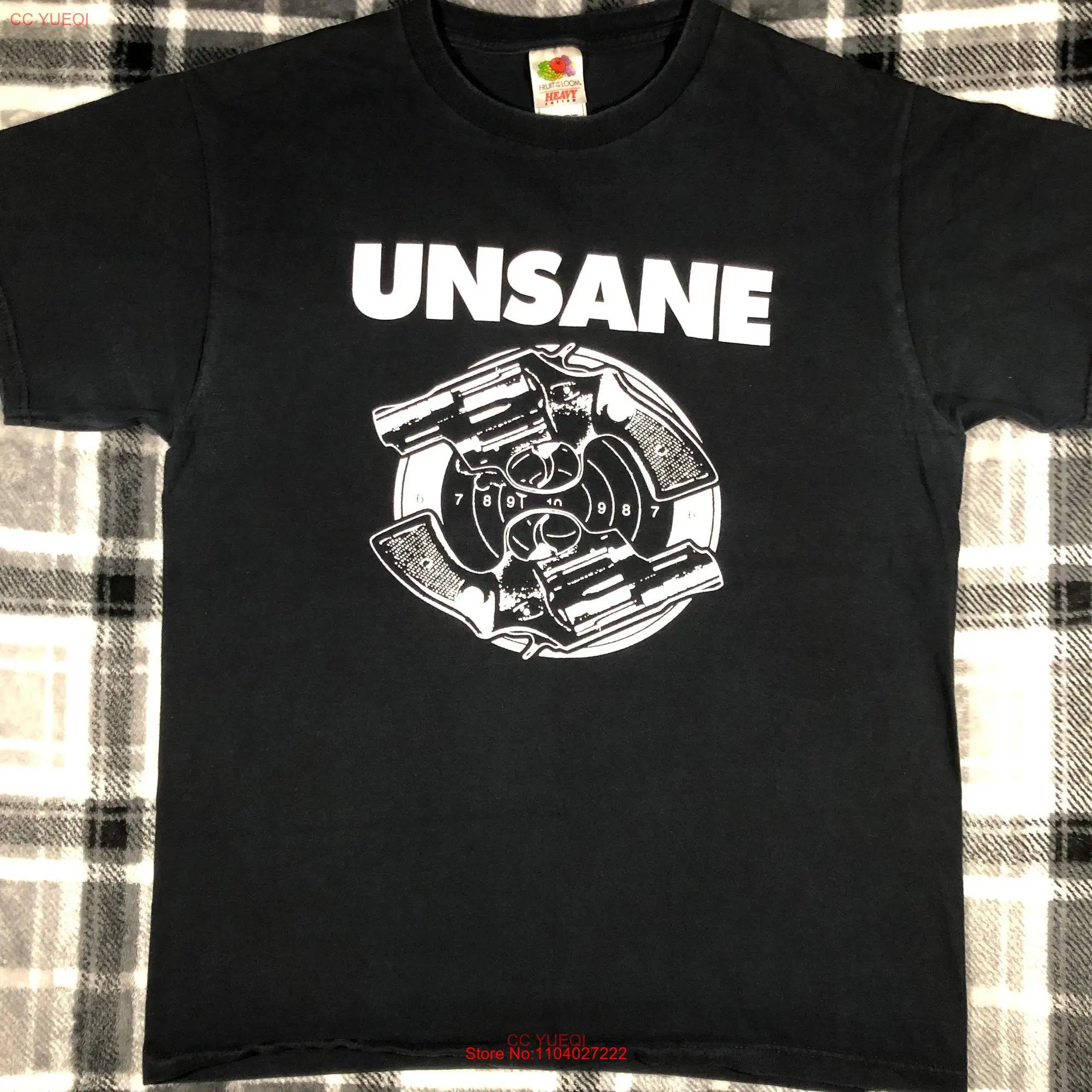 Unsane Vintage Y2K Hardcore Metal Punk Rock Band Concert Tour T Shirt Size M long or short sleeves