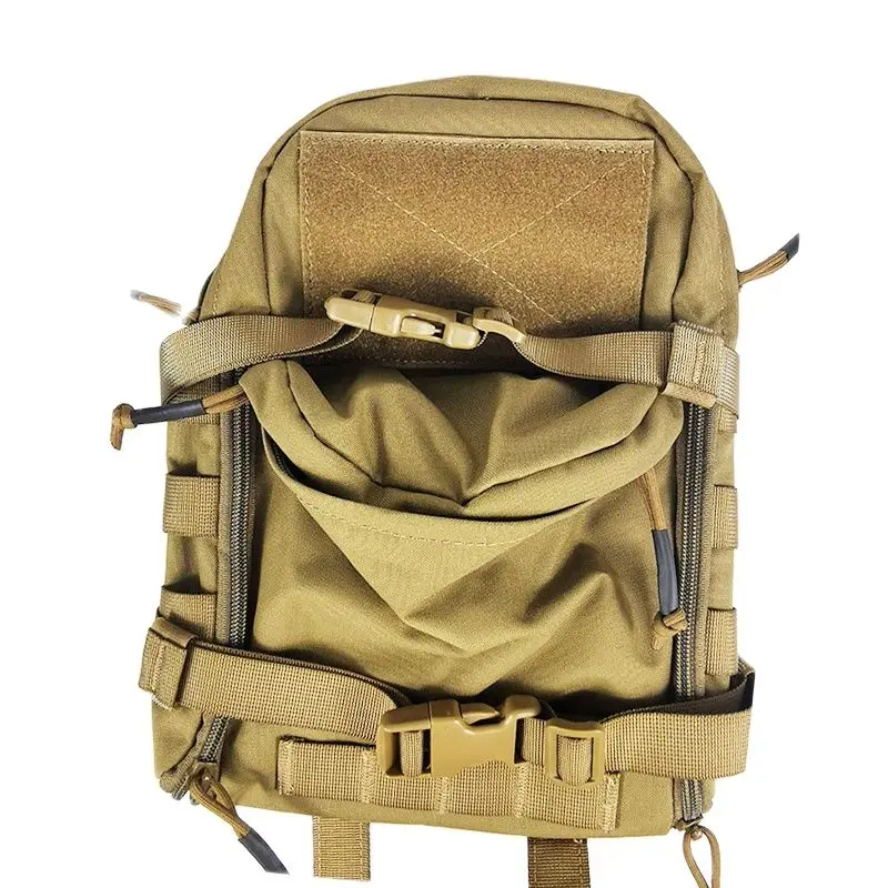 500D Nylon Outdoor Tactical Water Bag Lightweight Waterproof Backpack Molle System Backpack Edc Bag Hiking Cycling Hydration Bag