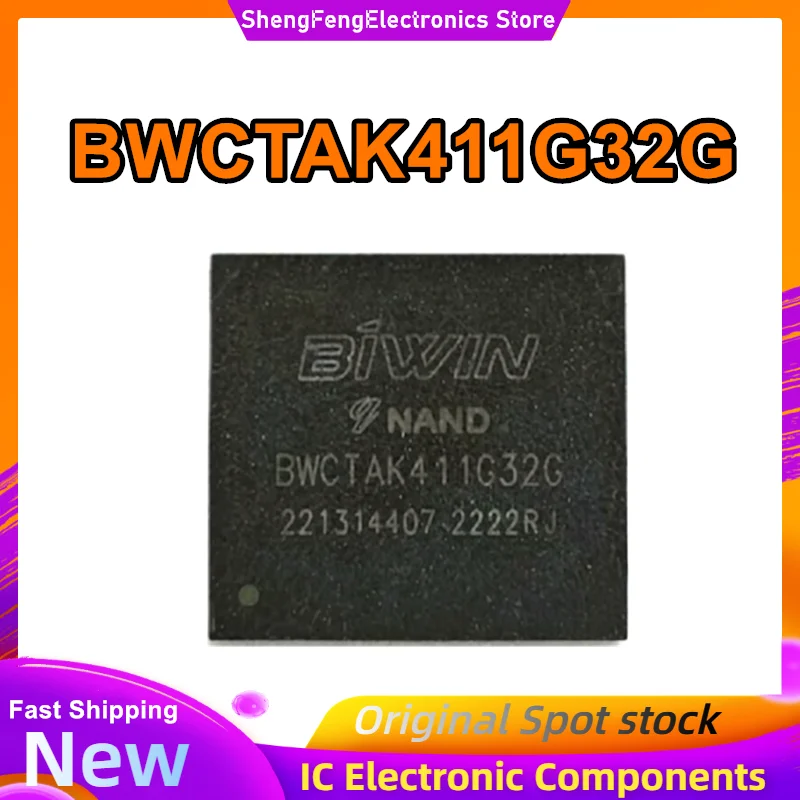 BWCTAK411G32G Storage 32GB 153eMMC Flash Font Library IC 0-10 New Original in stock