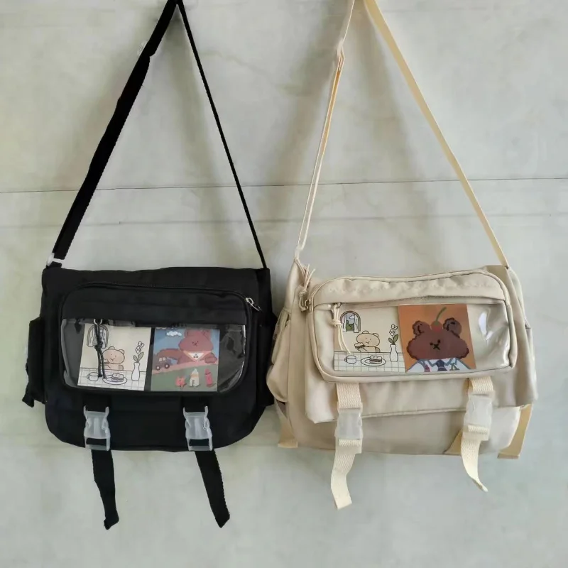 Large Capacity Nylon Crossbody Bag Image 4