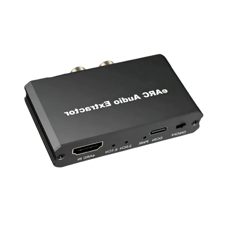 T24C For TV Speaker Adapter EARC/ARC Audio Extractor DTS Lossless For Coaxial/Optical Conversion Amplifier Home Theater System