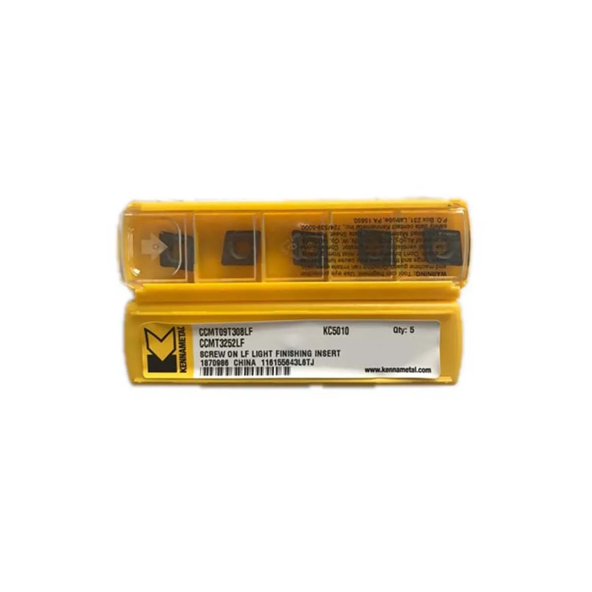 Kennametal Original CCMT CCMT09T308LF CCMT09T304LF CCMT060204LF CCMT060202LF KC5010 คาร์ไบด์หยาบปานกลางแทรก