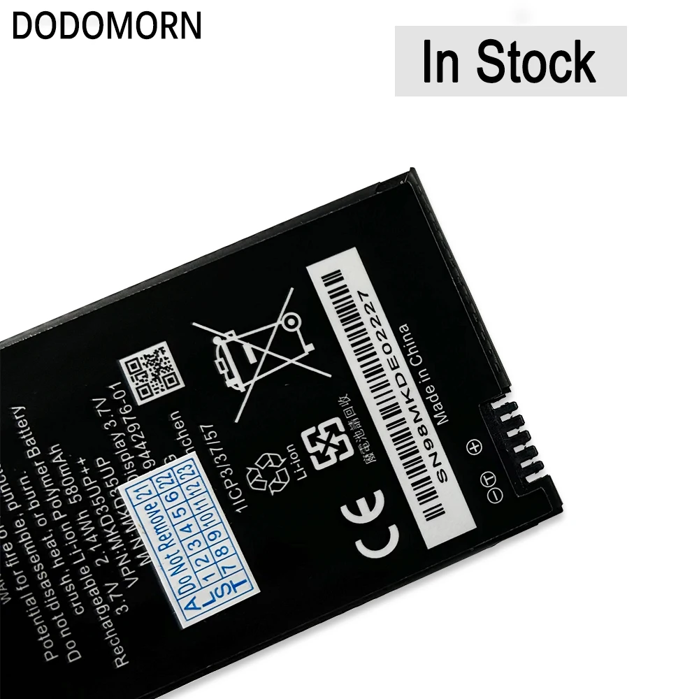 DODOMORN-Batterie pour BMW, 2.14Wh, 3.7V, 580mAh, Haute Qualité, Neuf, MKD35ettes, Convient pour BMW 5, 6, 7, Bery X5, X6, 730, 740, 745, 760 Movies, 530L, 530LE, Livraison Rapide