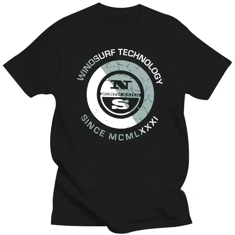 

2025 Summer New North Sail Printed Graphic T-shirts for Men and Women, High-quality Streetwear