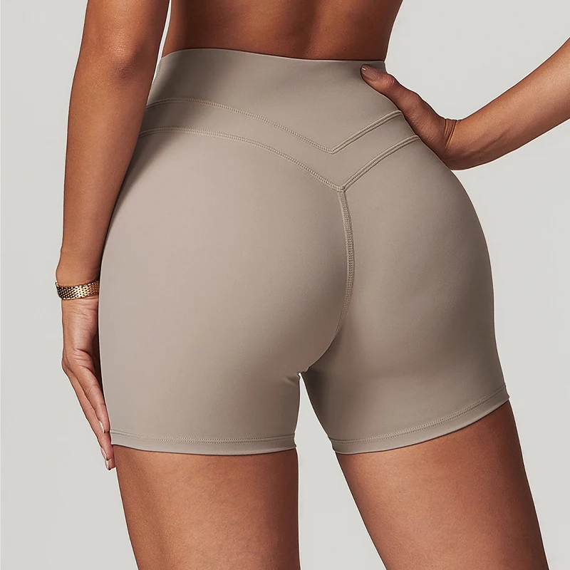 Hearuisavy szybkoschnące zmiękczające spodenki gimnastyczne do biegania codzienne spodenki rowerowe Push Up legginsy treningowe damskie spodenki do