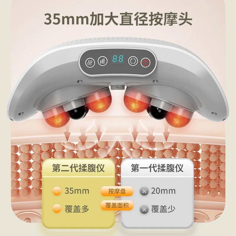 

Double disc Bianshi abdominal rubbing instrument, waist abdominal massager, artifact for cross-border belly rubbing, moxibustion