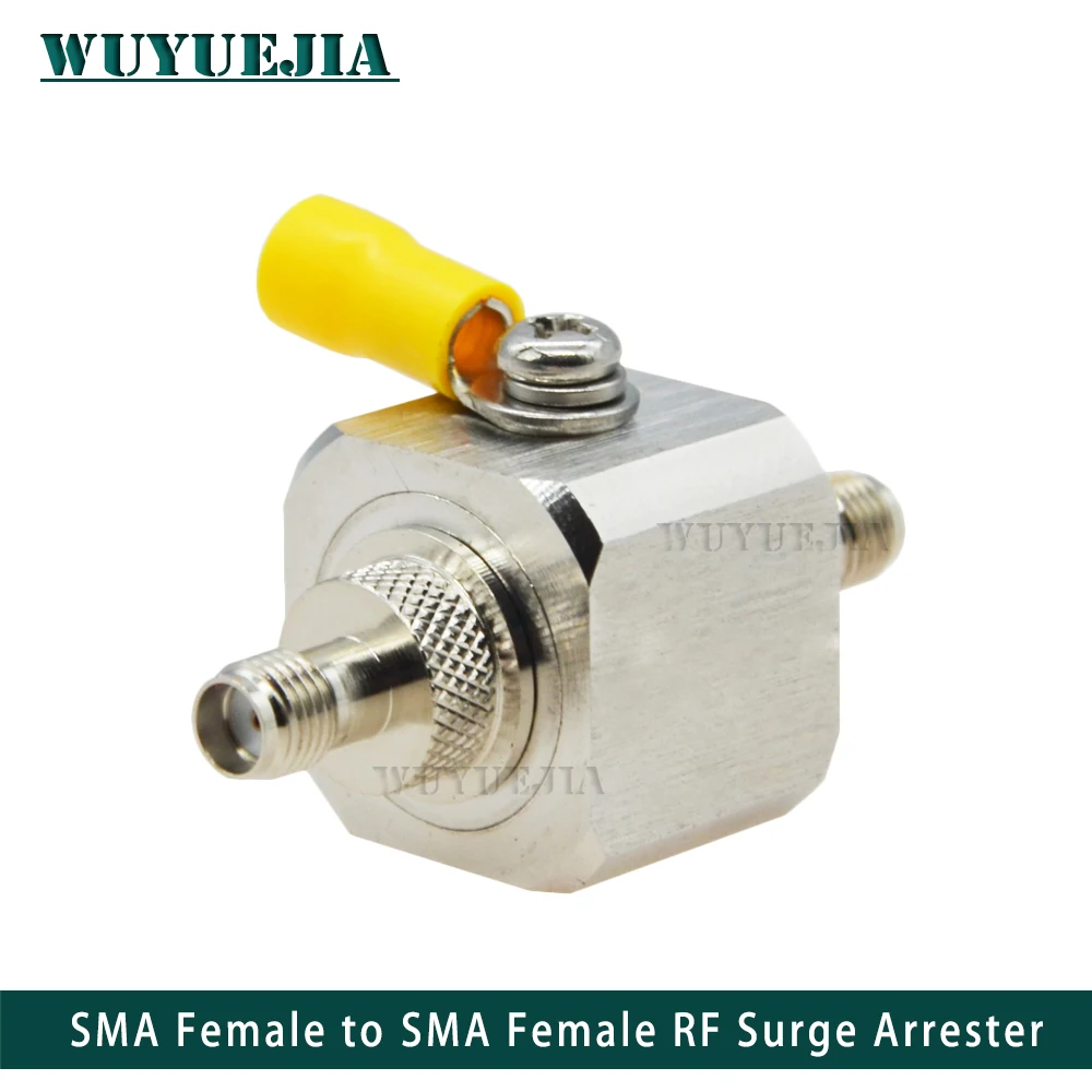 SMA Female to SMA Female RF Coax lightning Arrester Surge Protector Signal Booster GSM 3G 4G LTE Wireless LAN WiFi Antenna 50ohm