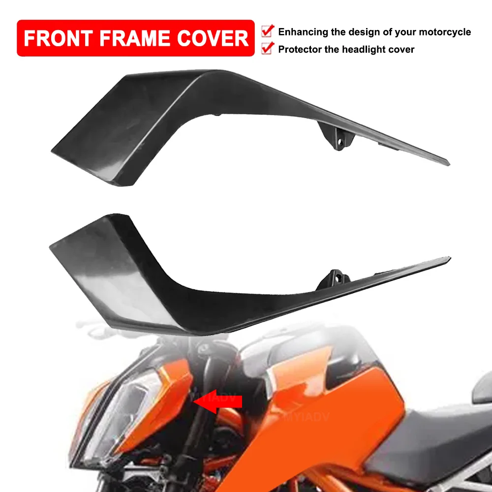 

Передняя фара мотоцикла, боковая рамка, защита для Duke 390 Duke 390 2017-2022 2023, защитные аксессуары для обтекателя головного света